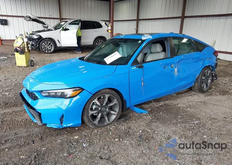 2025 Honda Civic Hybrid Sport Touring from USA, damaged, VIN 19XFL4H92SE012253